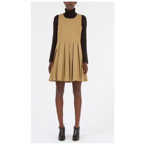 CREATURES OF COMFORT Ash Dress Ripstop sz 2 khaki - Picture 1 of 4